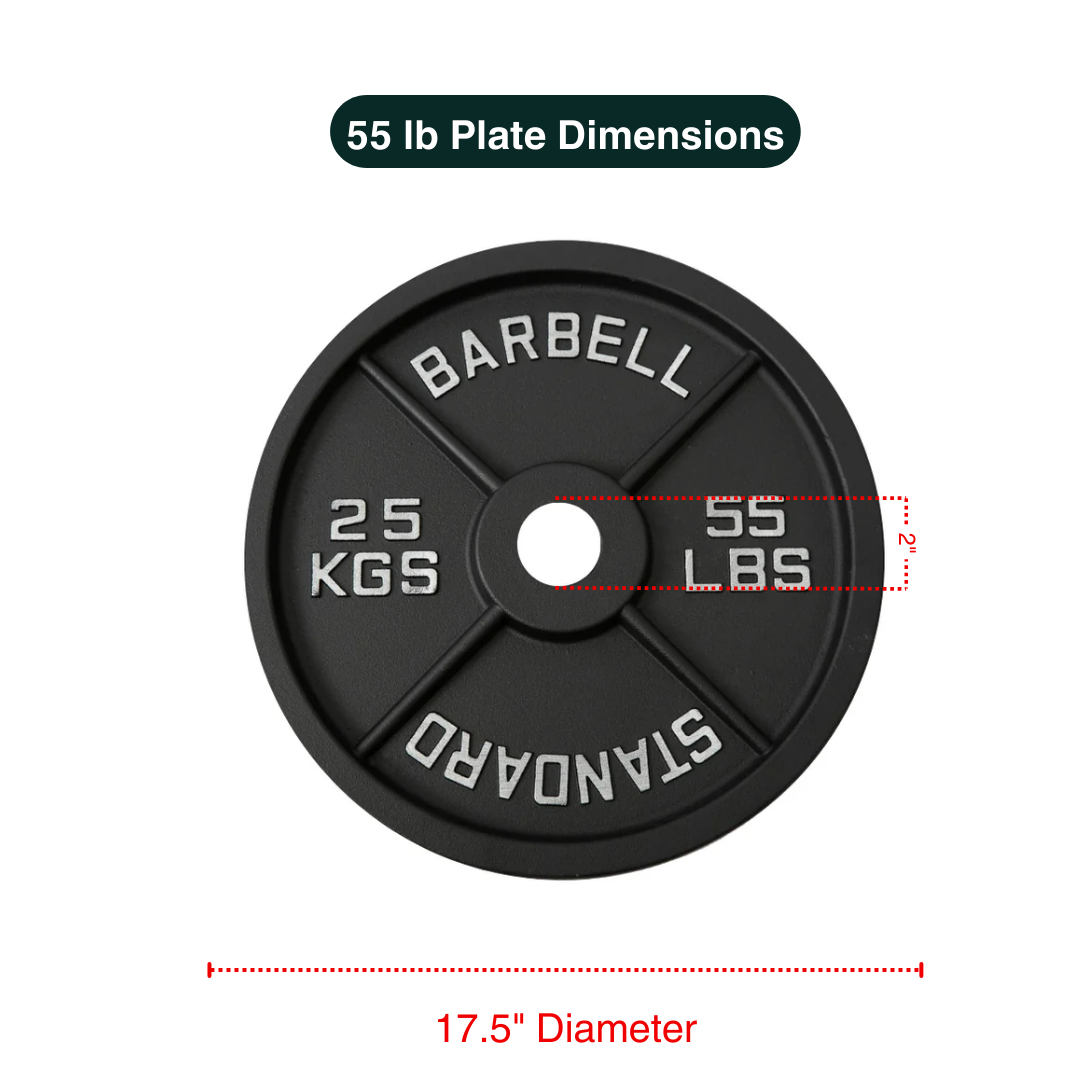 Weight Plates Standard Olympic LB KG Strength Training
