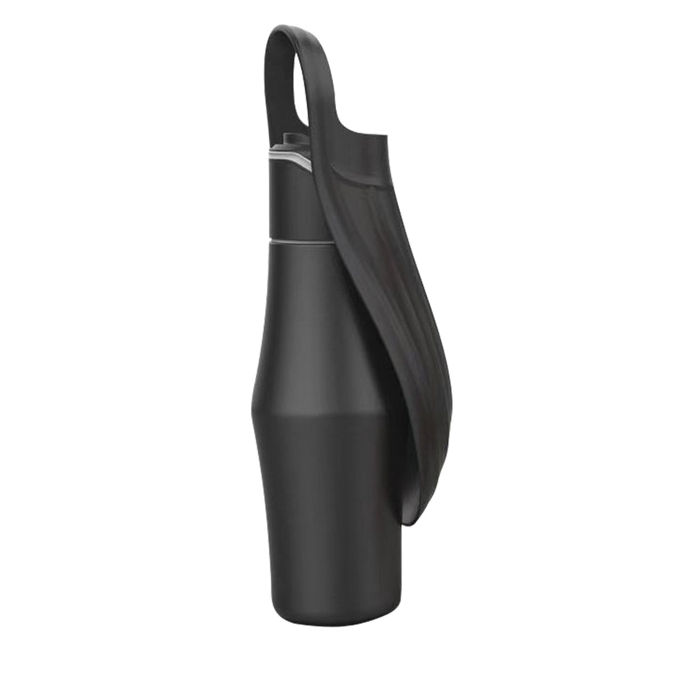 750ml Portable Dog Water Bottle – Stainless Steel Pet Water Dispenser with Silicone Bowl