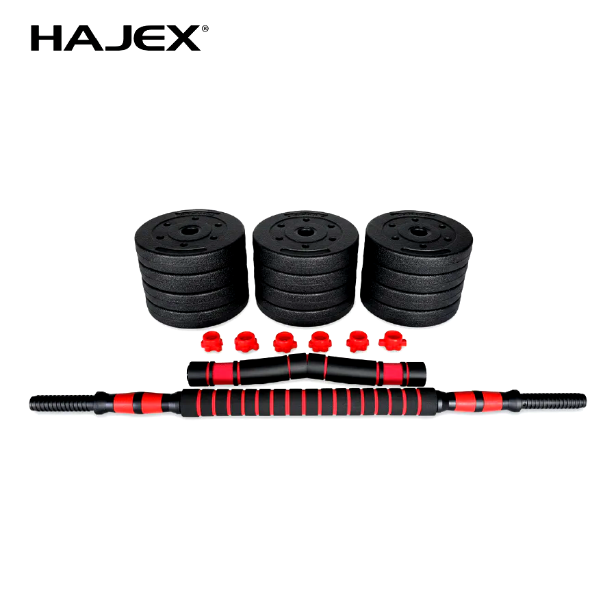 Adjustable Dumbbell Set Barbell Convertible Home Gym Weight Training Set