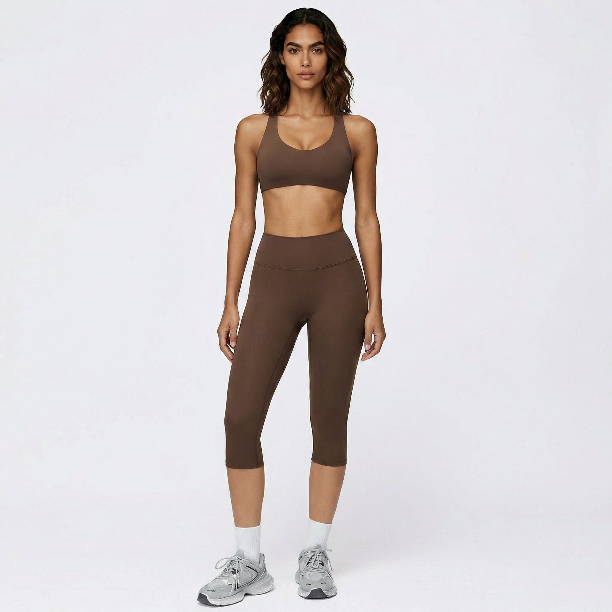 Knee Length Leggings Women’s Yoga Gym Fitness Activewear Shorts