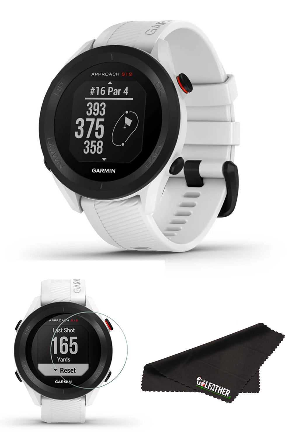 Garmin Approach S12 GPS Golf Watch Course Distance Tracking Device