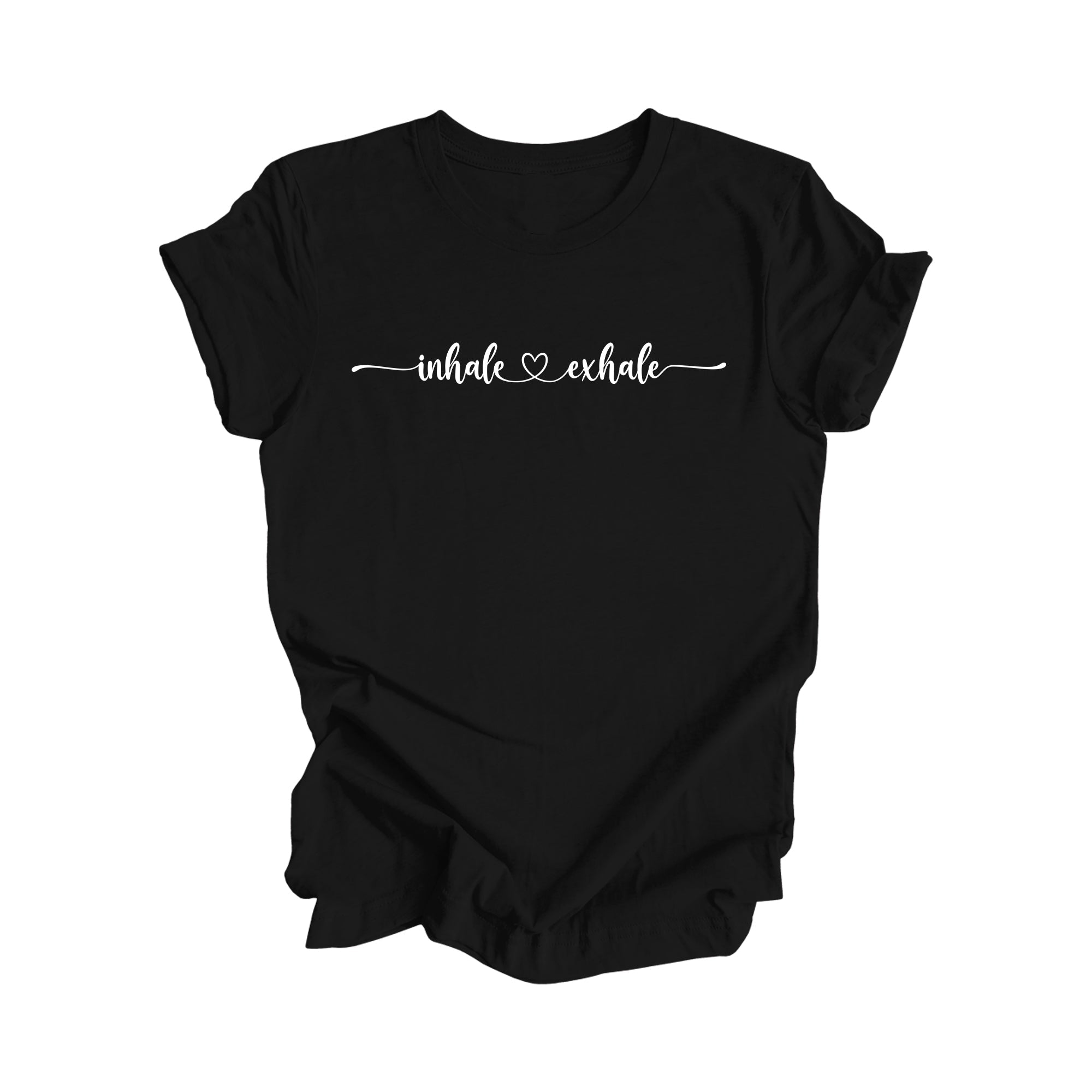 Inhale Exhale - Yoga Gift, Meditation Shirt, Yoga T-shirt, Yoga Lover Gift, Yoga Teacher Shirt, Wellness Shirt, Self Care Shirt - Inspired X