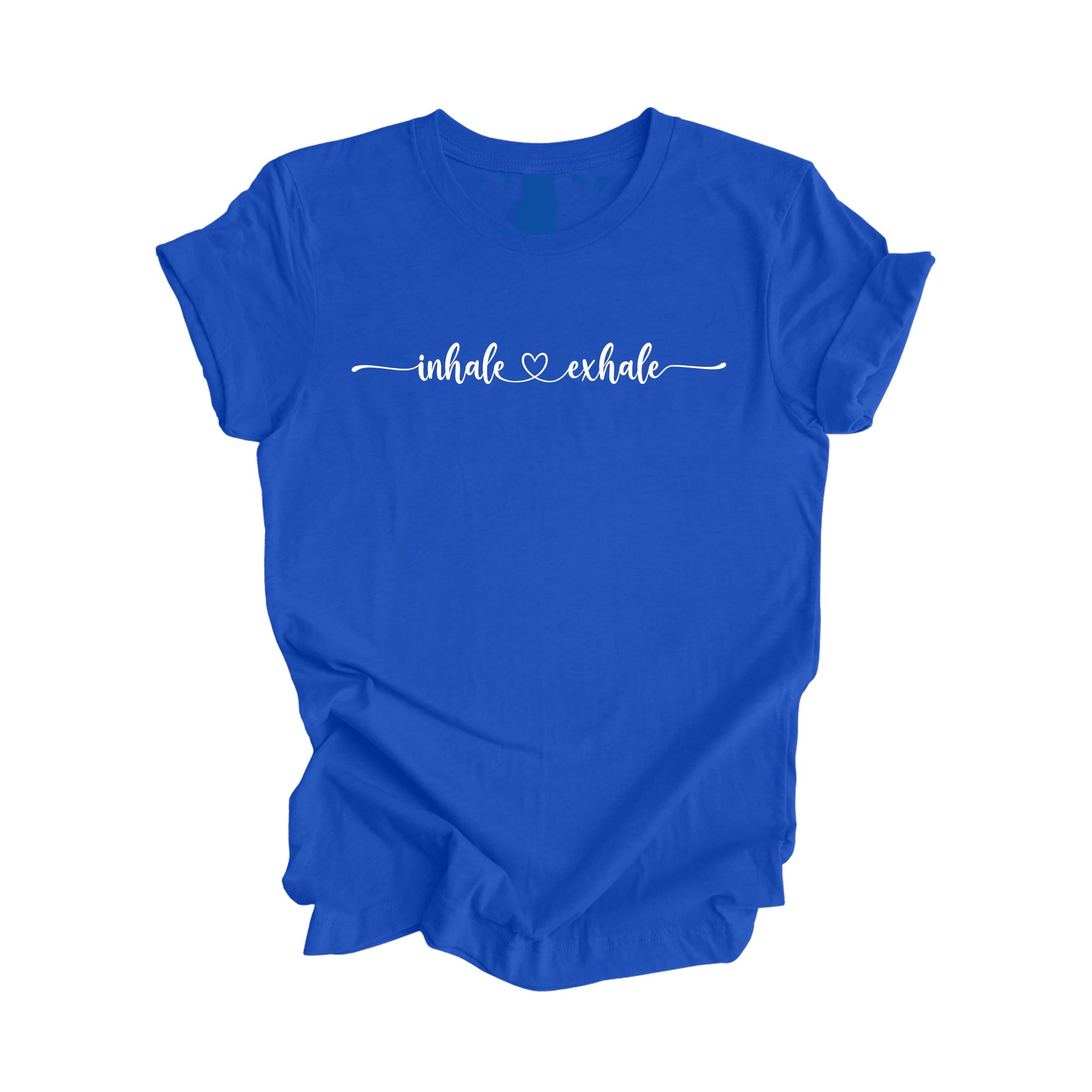 Inhale Exhale - Yoga Gift, Meditation Shirt, Yoga T-shirt, Yoga Lover Gift, Yoga Teacher Shirt, Wellness Shirt, Self Care Shirt - Inspired X