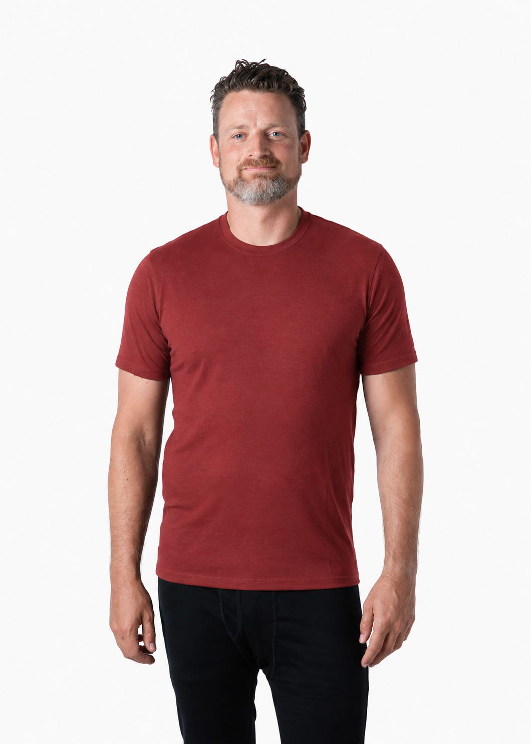 Wool T-Shirt Lightweight Breathable Thermal Outdoor Base Layer