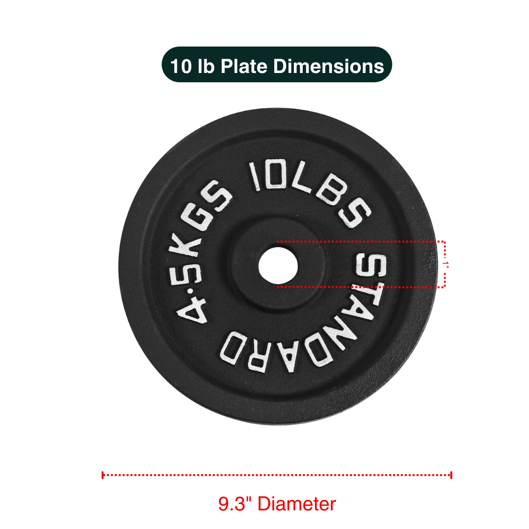 Weight Plates Standard Olympic LB KG Strength Training