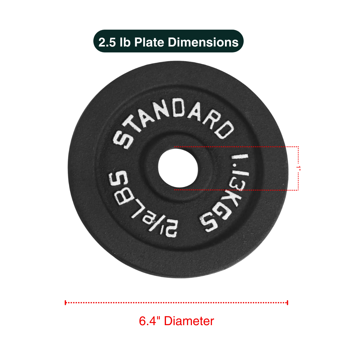 Weight Plates Standard Olympic LB KG Strength Training