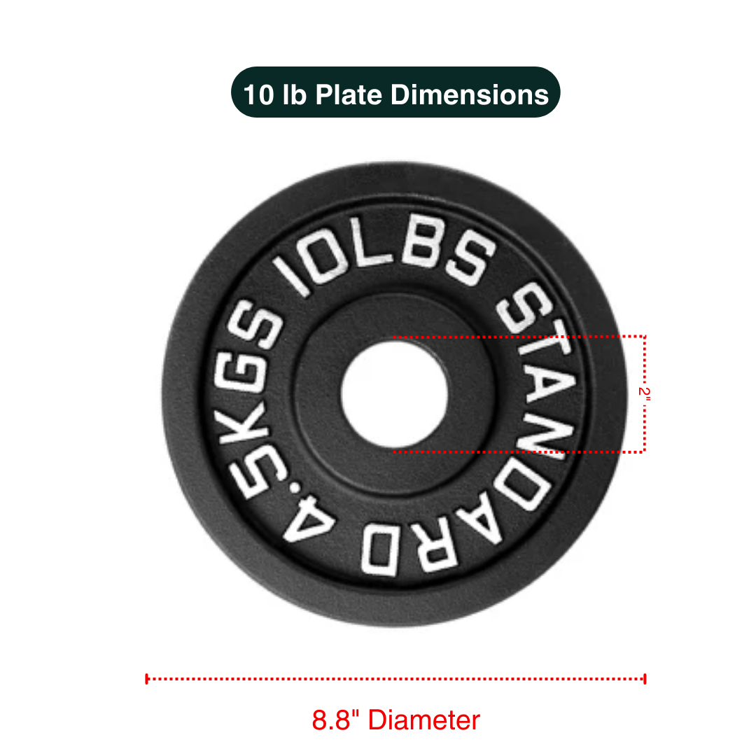 Weight Plates Standard Olympic LB KG Strength Training