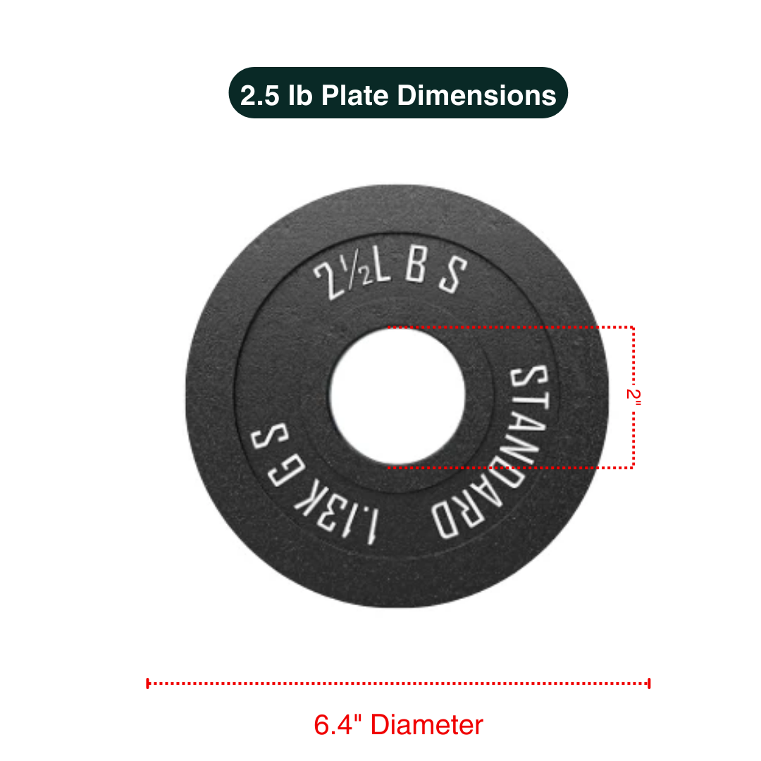 Weight Plates Standard Olympic LB KG Strength Training