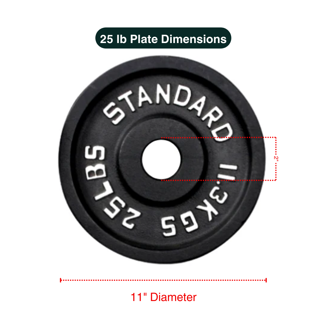Weight Plates Standard Olympic LB KG Strength Training