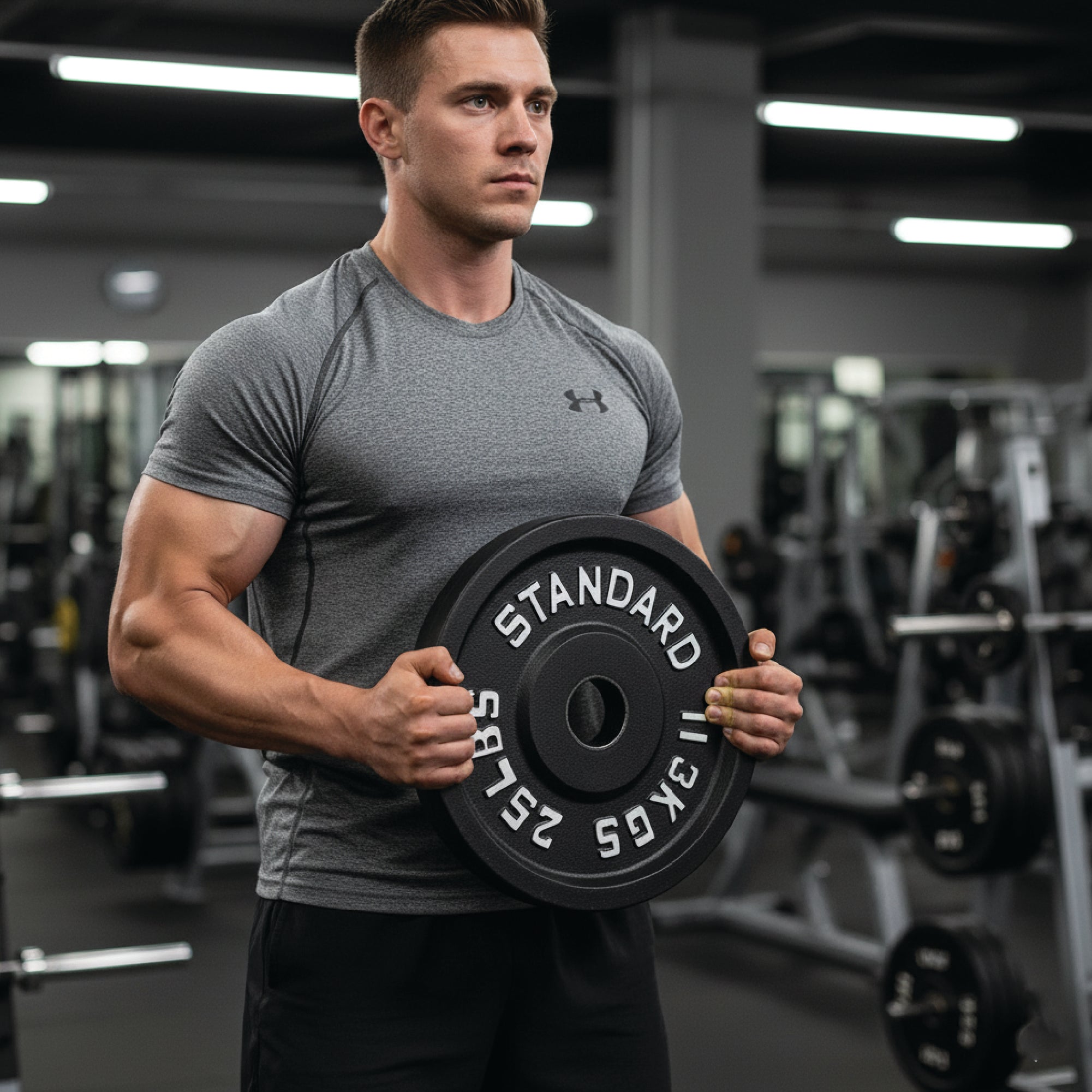 Weight Plates Standard Olympic LB KG Strength Training