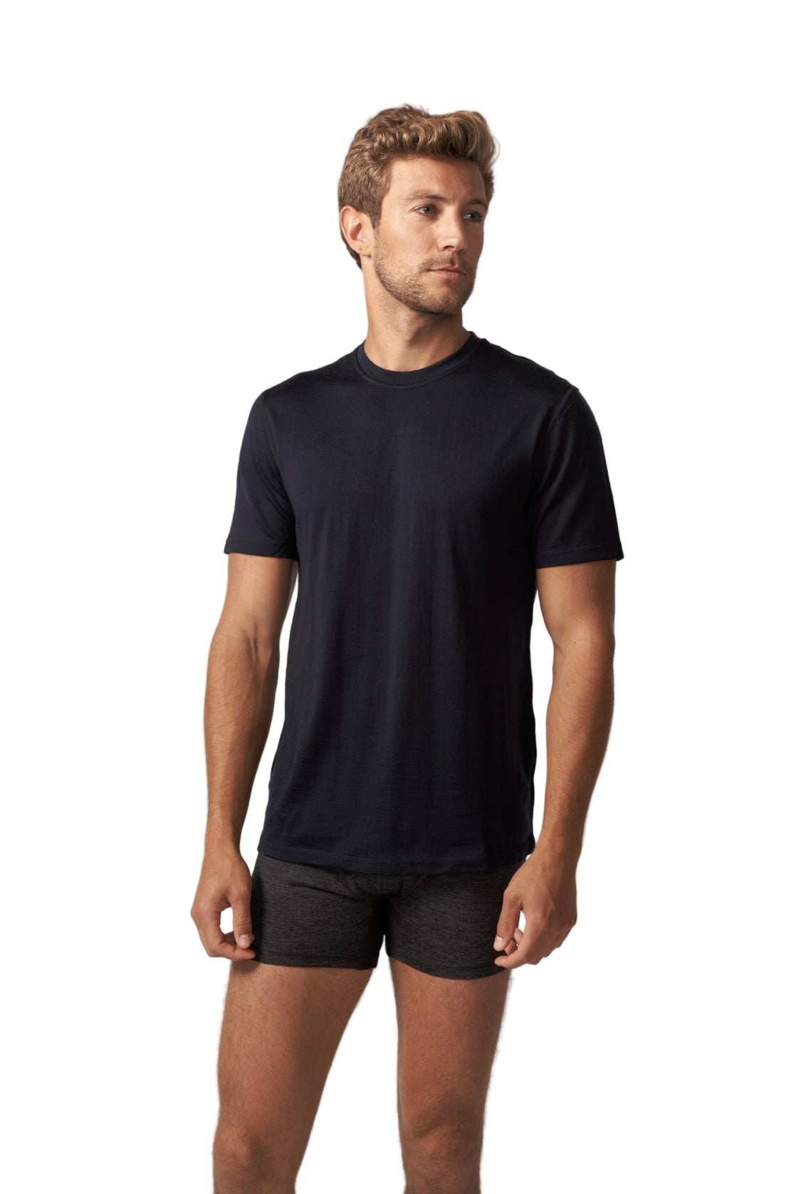 Wool T-Shirt Lightweight Breathable Thermal Outdoor Base Layer