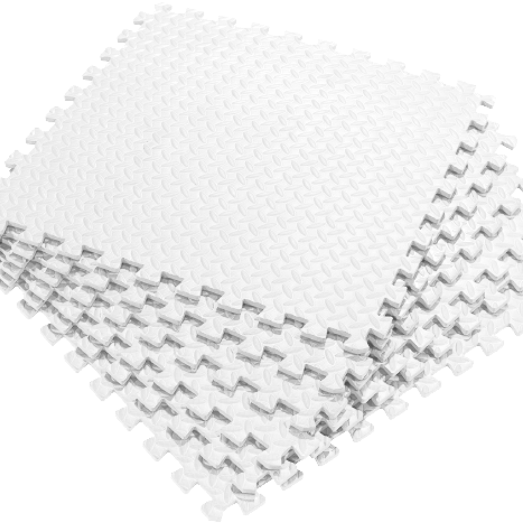 HAJEX Interlocking Exercise Gym Floor Mat - Pack of 6